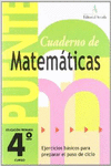 PUENTE, MATEM�TICAS, 4 EDUCACI�N PRIMARIA