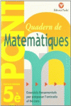 PONT, MATEM�TIQUES, 5 EDUCACI� PRIM�RIA