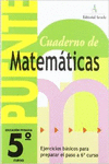 PUENTE, MATEM�TICAS, 5 EDUCACI�N PRIMARIA