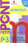 PETIT PONT P3, MATEM�TIQUES, EDUCACI� INFANTIL