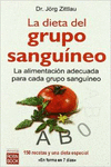 LA DIETA DEL GRUPO SANGU�NEO