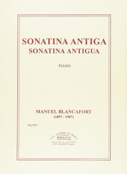 SONATINA ANTIGA PARA PIANO