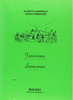 FANTASIA PER A PIANO I ORQUESTRA ; SINFONIA IN SOL MAGGIORE