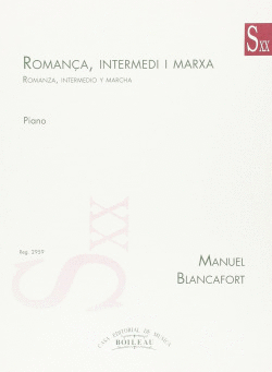 ROMAN�A, INTERMEDI I MARXA - ROMANZA, INTERMEDIO Y MARCHA
