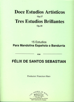 DOCE ESTUDIOS ART�STICOS OP. 17, TRES ESTUDIOS BRILLANTES OP. 18