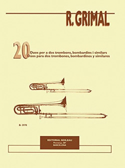 20 DUOS PER A DOS TROMBONS, BOMBARDINS I SIMILARS - 20 DUOS PARA DOS TROMBONES,
