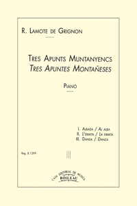 TRES APUNTES MONTA�ESES