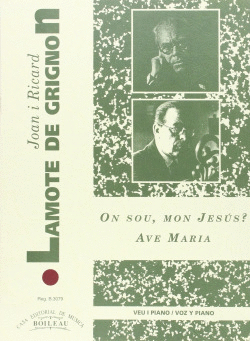 ON SOU MON JES�S / AVE MARIA