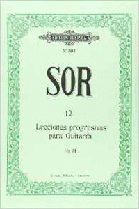 12 LECCIONES GUITARRA OP.31