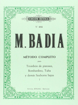 MTODO TROMBN PISTONES, TUBA, BOMBARDINO Y DEMS SAXHORNS BAJOS