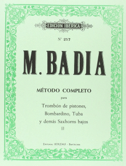 MTODO TROMBN PISTONES, TUBA, BOMBARDINO Y DEMS SAXHORNS BAJOS
