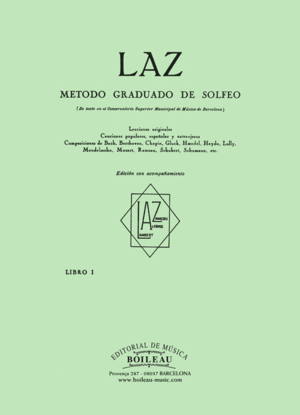 LAZ CON ACOMPAAMIENTO - LIBRO I