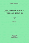CANCIONERO POPULAR ESPA�OL VOL.I