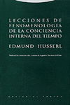 LECCIONES DE FENOMENOLOGA DE LA CONCIENCIA INTERNA DEL TIEMPO