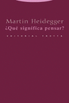 QU SIGNIFICA PENSAR?