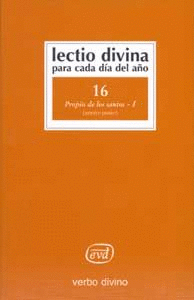 16.I.LECTIO DIVINA CADA DIA A�O PROPIO SANTOS.(LECTIO DIVINA)