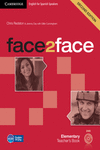 FACE2FACE FOR SPANISH SPEAKERS ELEMENTARY TEACHER'S BOOK WITH DVD-ROM 2ND EDITIO