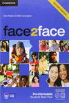 FACE2FACE FOR SPANISH SPEAKERS PRE-INTERMEDIATE STUDENT'S PACK(STUDENT'S BOOK WI