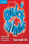QUICK MINDS LEVEL 1 CLASS AUDIO CDS (4)