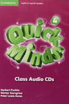 QUICK MINDS LEVEL 4 CLASS AUDIO CDS (4)