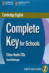 COMPLETE KEY FOR SCHOOLS FOR SPANISH SPEAKERS CLASS AUDIO CDS (3)