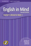 ENGLISH IN MIND FOR SPANISH SPEAKERS LEVEL 3 TEACHER'S RESOURCE BOOK WITH AUDIO