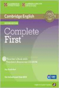 COMPLETE FIRST FOR SPANISH SPEAKERS TEACHER'S BOOK WITH TEACHER'S RESOURCES AUDI