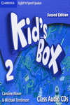 KID'S BOX FOR SPANISH SPEAKERS  LEVEL 2 CLASS AUDIO CDS (4) 2ND EDITION