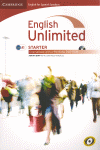 ENGLISH UNLIMITED FOR SPANISH SPEAKERS STARTER COURSEBOOK WITH E-PORTFOLIO