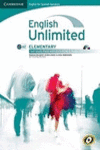 ENGLISH UNLIMITED FOR SPANISH SPEAKERS ELEMENTARY SELF-STUDY PACK (WORKBOOK WITH