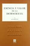 ESENCIA Y VALOR DE LA DEMOCRACIA