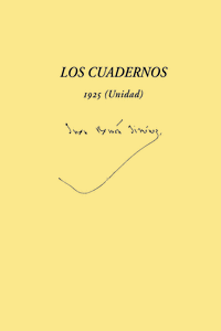 LOS CUADERNOS 1925