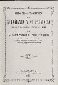 RESEA GEOGRFICA-HISTRICA SALAMANCA Y PROVINCIA