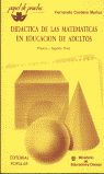 DID�CTICA DE LAS MATEM�TICAS EN EDUCACI�N DE ADULTOS