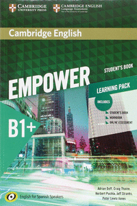 CAMBRIDGE ENGLISH EMPOWER FOR SPANISH SPEAKERS B1+ STUDENT'S BOOK WITH ONLINE AS