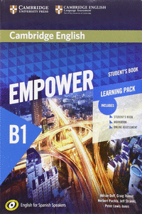 CAMBRIDGE ENGLISH EMPOWER FOR SPANISH SPEAKERS B1 STUDENT'S BOOK WITH ONLINE ASS