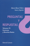 PREGUNTAS Y RESPUESTAS. CONTRATOS Y DERECHOS REALES
