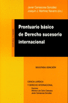 PRONTUARIO B�SICO DE DERECHO SUCESORIO INTERNACIONAL