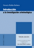 INTRODUCCI�N A LA INVESTIGACI�N CRIMINOL�GICA