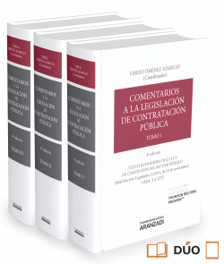 COMENTARIOS A LA LEGISLACION DE CONTRATACION PUBLICA - 3 TOMOS (PAPEL + E-BOOK)