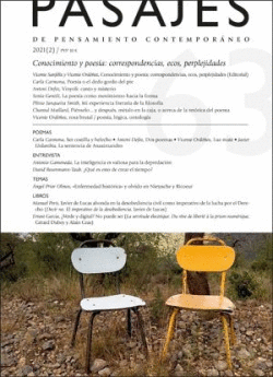 CONOCIMIENTO Y POES�A: CORRESPONDENCIAS, ECOS, PERPLEJIDADES