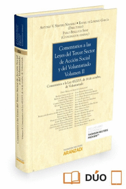 COMENTARIOS A LAS LEYES DEL TERCER SECTOR DE ACCI�N SOCIAL Y DEL VOLUNTARIADO (V