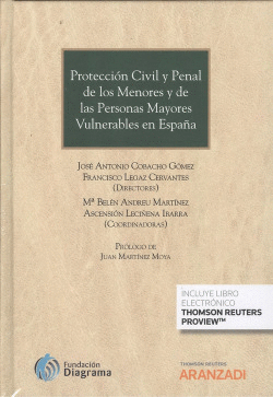 PROTECCI�N CIVIL Y PENAL DE LOS MENORES Y  DE LAS PERSONAS MAYORES VULNERABLES E