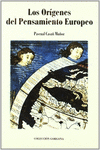 LOS OR�GENES DEL PENSAMIENTO EUROPEO