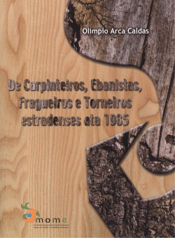 DE CARPINTEIROS, EBANISTAS, FRAGUEIROS E TORNEIROS ESTRADENSES ATA 1985