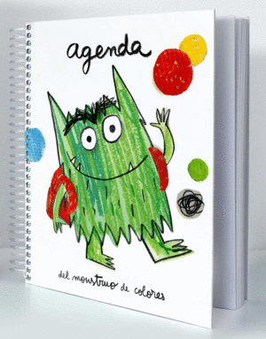 AGENDA  - MONSTRUO DE LOS COLORES VA AL COLE