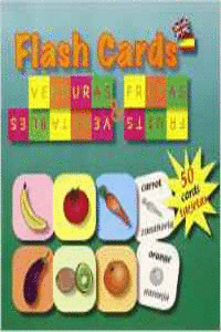 TARJETAS VOCABULARIO INFANTIL INGL�S-ESPA�OL. FRUTAS Y VERDURAS