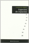 ESPECIES DE ESPACIOS