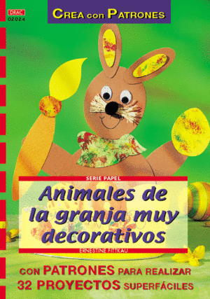 SERIE PAPEL N� 24. ANIMALES DE LA GRANJA MUY DECORATIVOS