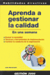 APRENDA A GESTIONAR LA CALIDAD